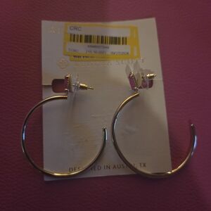 Kendra Scott Classic Silver Hoop Earrings
